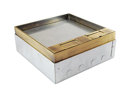 Brass Screed Floor Box - RMS Cable Management